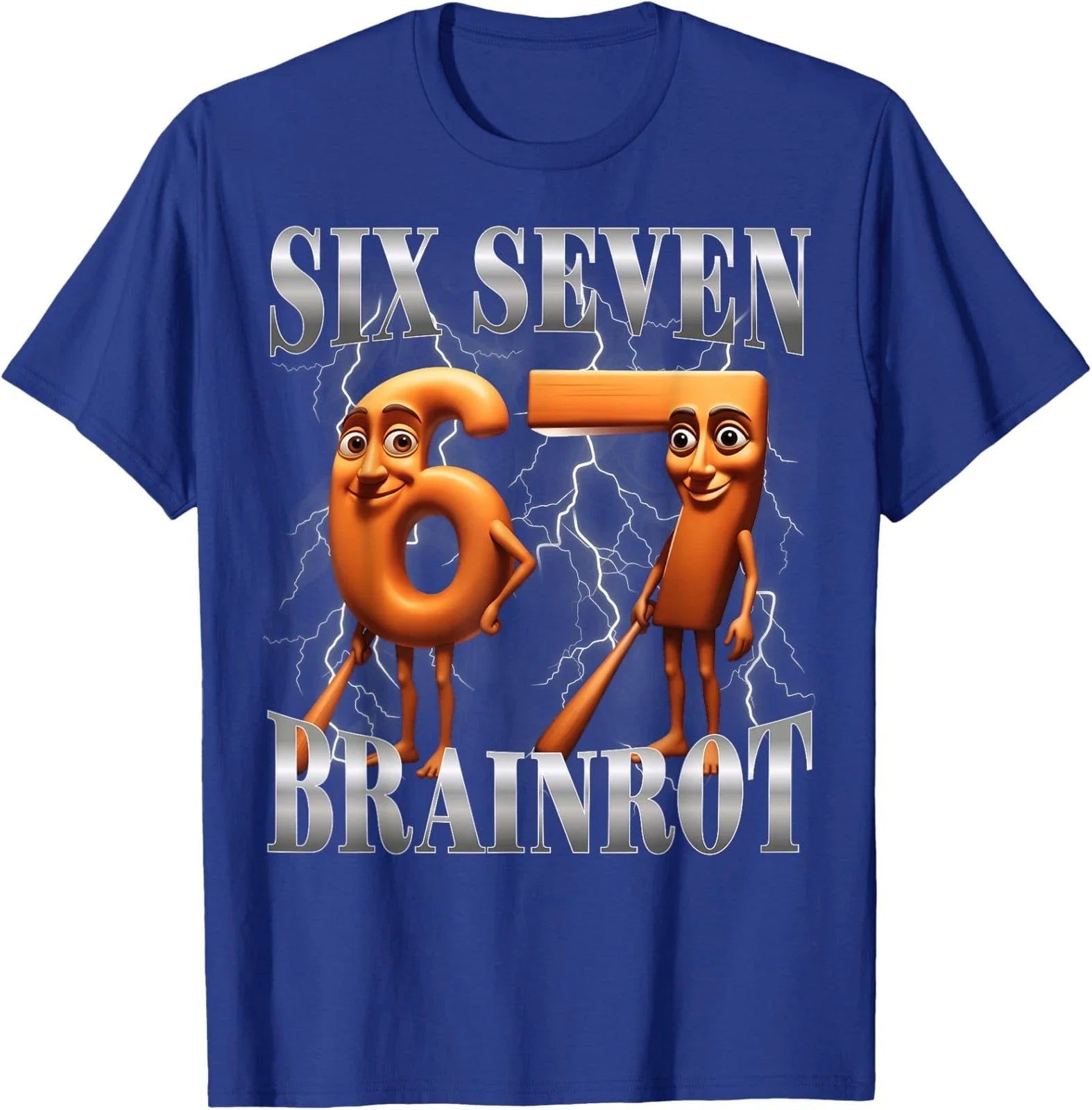 Funny Italian Brainrot Tung Tung Sahur Six Seven Meme T-Shirt Unisex T-shirt, Sweatshirt, Hoodie, Long Sleeve Tee - T-Shirt, Sweatshirt, Hoodie