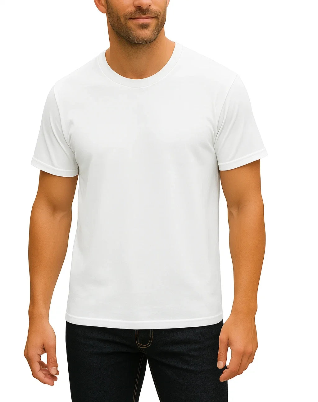Men's White crew neck t-Shirts| white |multipack  | Soft Cotton | small Unisex T-shirt, Sweatshirt, Hoodie, Long Sleeve Tee - T-Shirt, Sweatshirt, Hoodie
