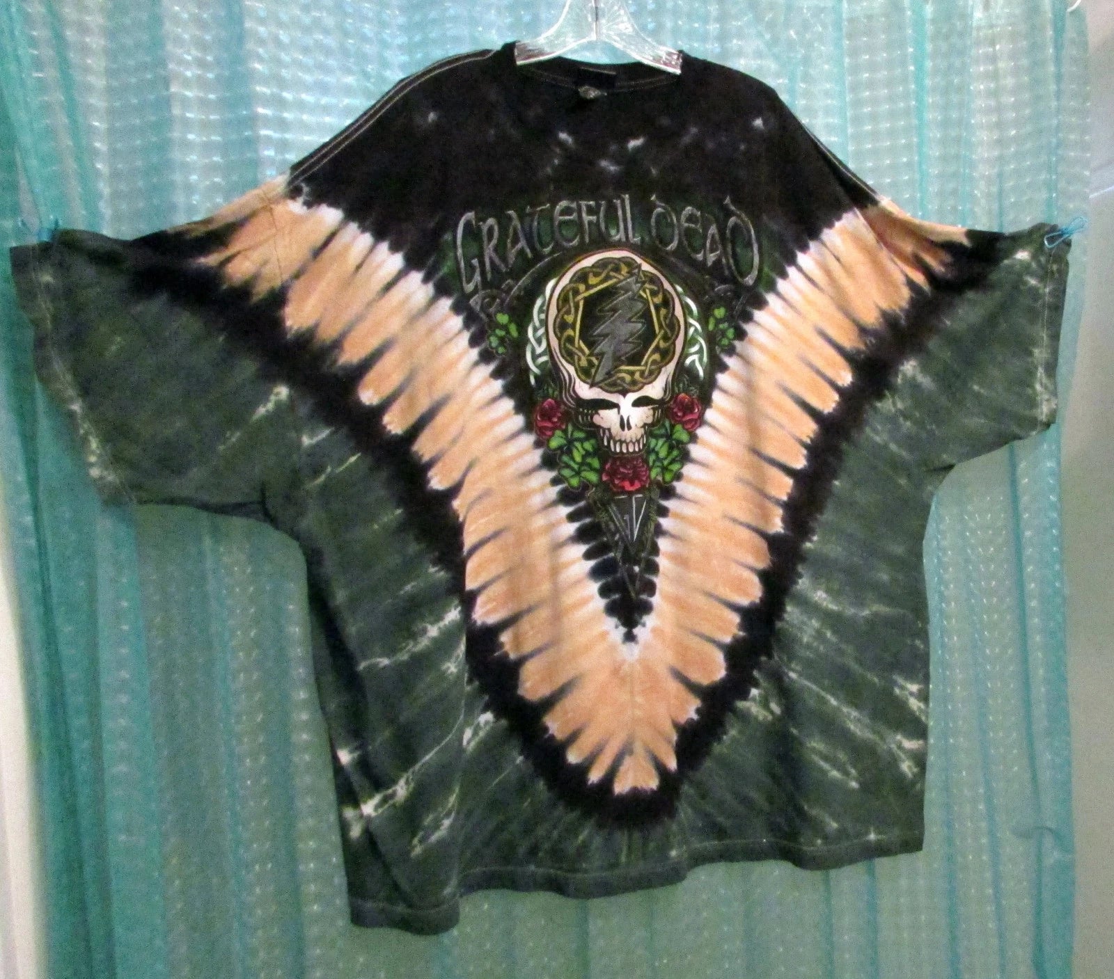 2011 Liquid Blue GRATEFUL DEAD Shamrock V T-Shirt 4XL Skull Tie-Dye Celtic Green Unisex T-shirt, Sweatshirt, Hoodie, Long Sleeve Tee - T-Shirt, Sweatshirt, Hoodie