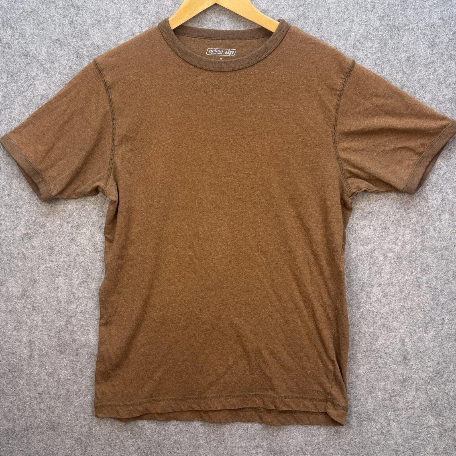 Brown Urban Pipeline Mens M Ringer Tee T-Shirt Blank UP Ultimate Y2K 90s Vintage Unisex T-shirt, Sweatshirt, Hoodie, Long Sleeve Tee - T-Shirt, Sweatshirt, Hoodie