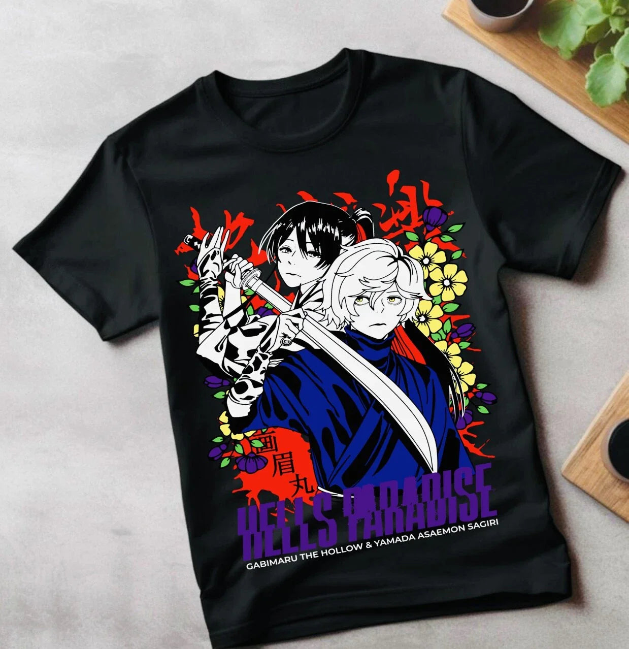 Unisex Hell's Paradise Jigokuraku T-shirt Anime Manga Kawaii Funny Gift Shirt Unisex T-shirt, Sweatshirt, Hoodie, Long Sleeve Tee - T-Shirt, Sweatshirt, Hoodie