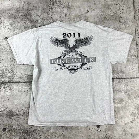 2011 Daytona Beach Bike Week Shirt XL Y2K Biker Shirt Unisex T-shirt, Sweatshirt, Hoodie, Long Sleeve Tee - T-Shirt, Sweatshirt, Hoodie