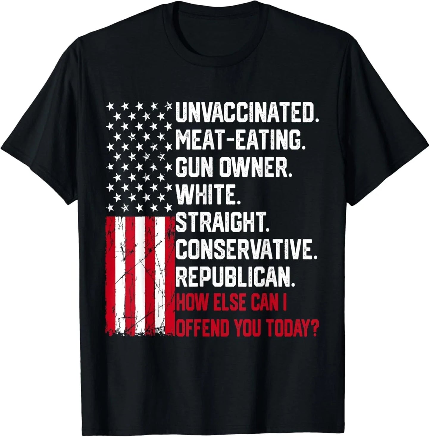 How Else Can I Offend You Today Funny Saying Quote Usa Flag Gift Unisex T-Shirt Unisex T-shirt, Sweatshirt, Hoodie, Long Sleeve Tee - T-Shirt, Sweatshirt, Hoodie