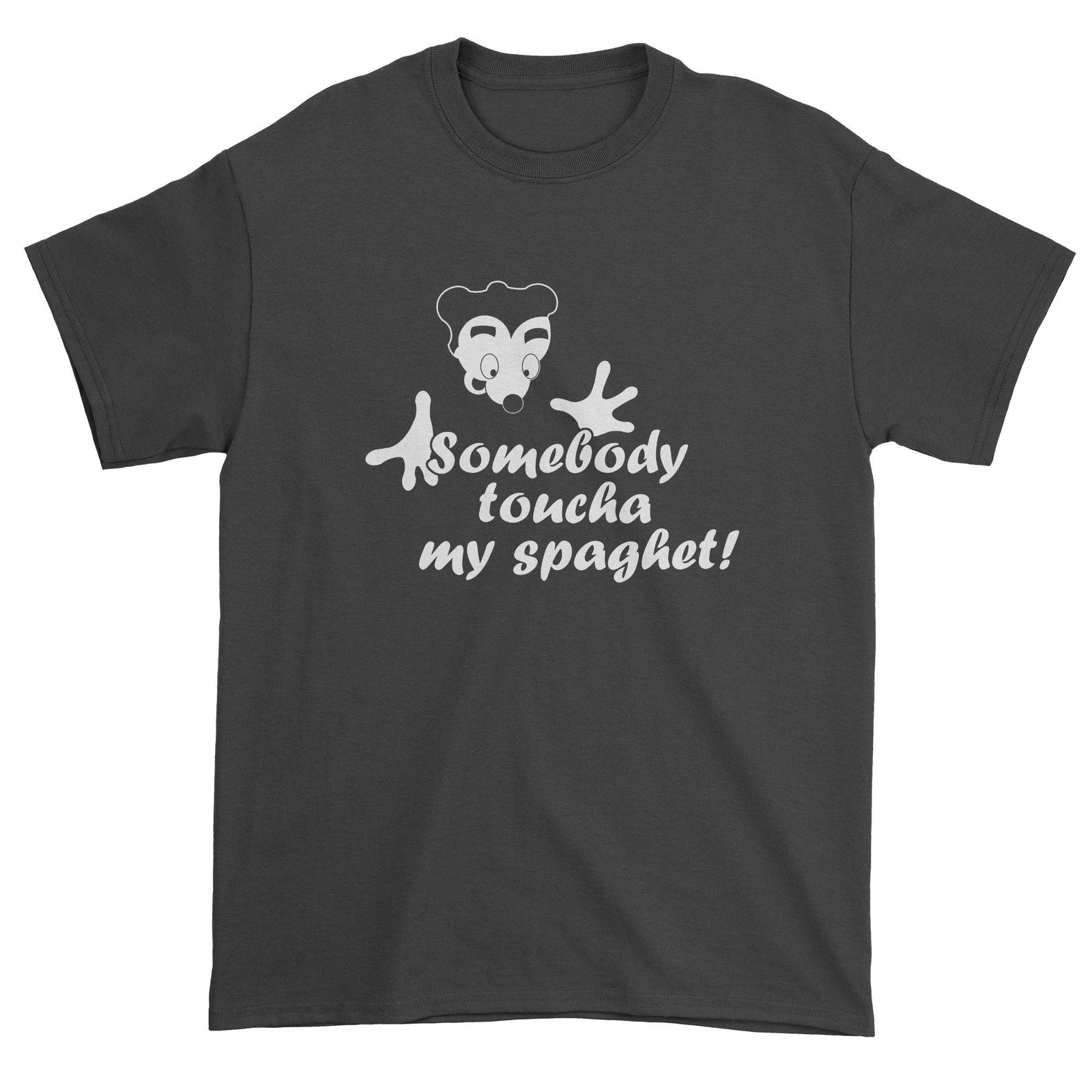 Somebody Toucha My Spaghet Funny Meme Men's T-Shirt Unisex T-shirt, Sweatshirt, Hoodie, Long Sleeve Tee - T-Shirt, Sweatshirt, Hoodie