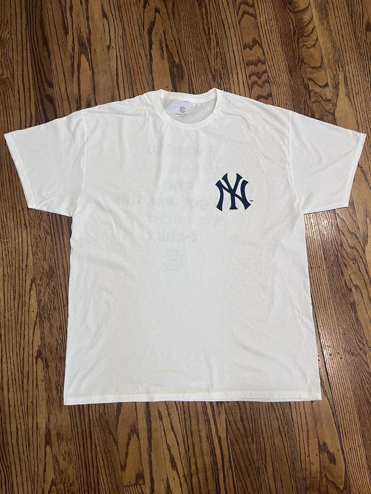 In Hand 7/12/25 | Eric Emanuel Yankee Stadium T-Shirt Giveaway SZ XL Exclusive Unisex T-shirt, Sweatshirt, Hoodie, Long Sleeve Tee - T-Shirt, Sweatshirt, Hoodie
