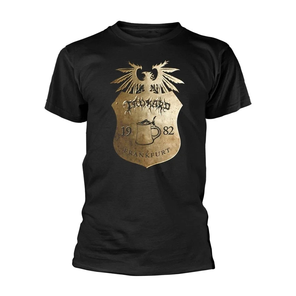 TANKARD - FOR A THOUSAND BEERS BLACK T-Shirt, Front & Back Print Small Unisex T-shirt, Sweatshirt, Hoodie, Long Sleeve Tee - T-Shirt, Sweatshirt, Hoodie