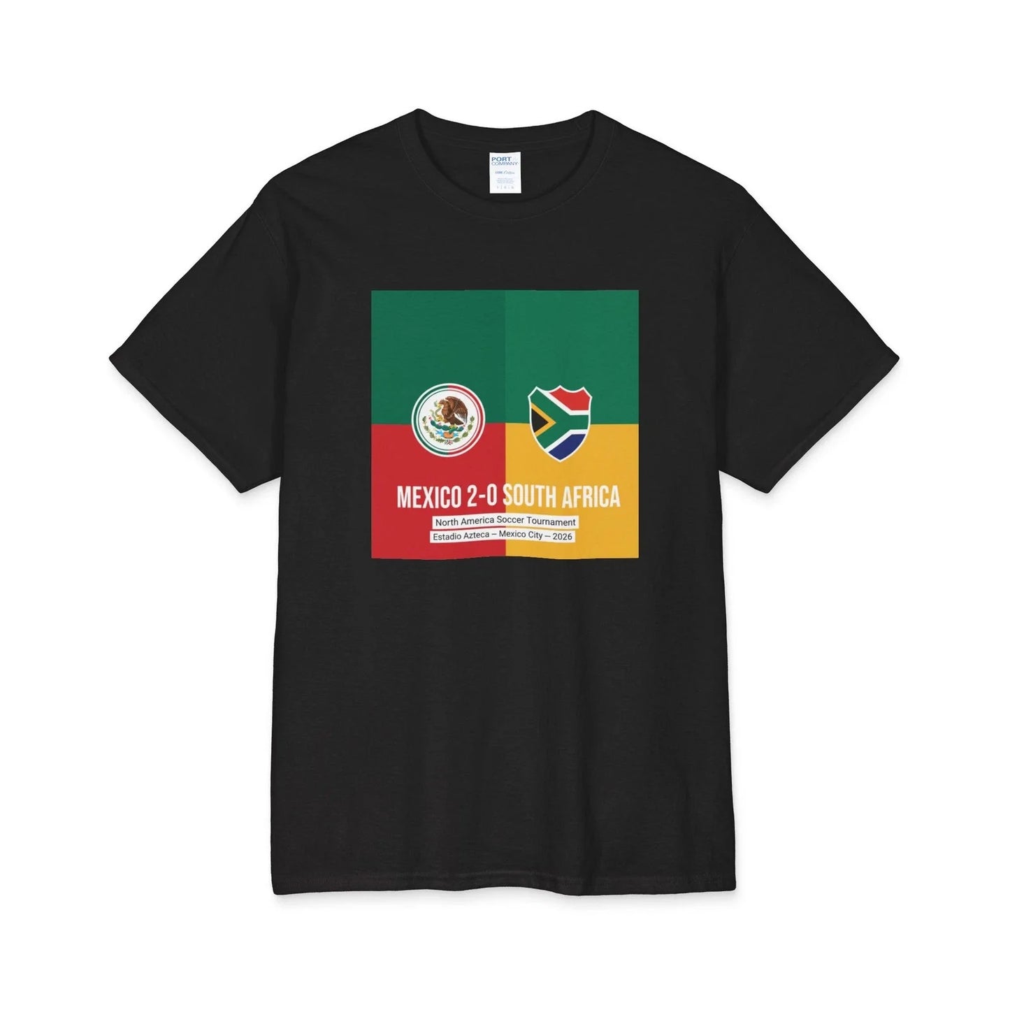 Mexico vs South Africa Scoreboard Tee | Soccer Match Graphic Unisex T-shirt, Sweatshirt, Hoodie, Long Sleeve Tee - T-Shirt, Sweatshirt, Hoodie