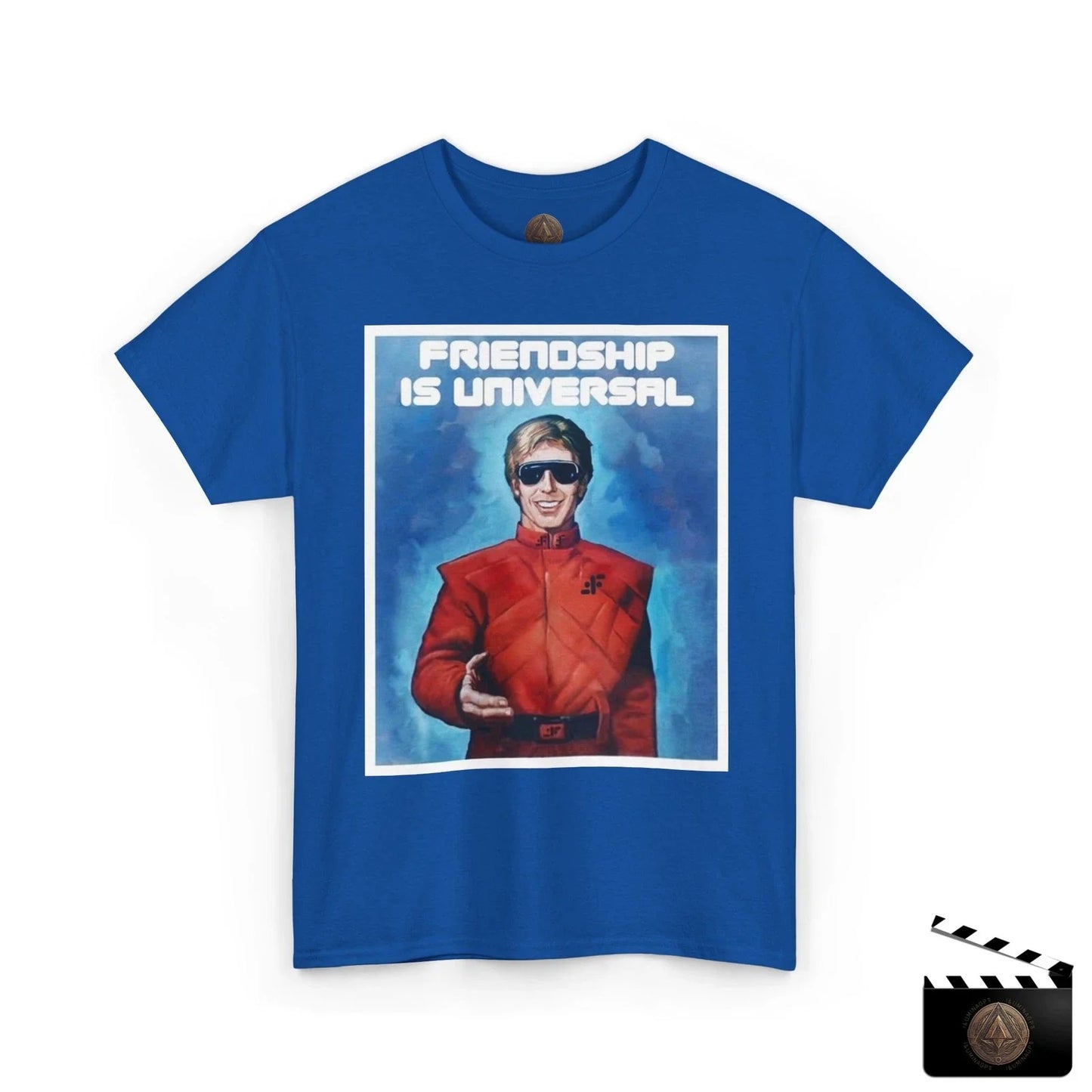Friendship Is Universal T-Shirt For Men & Women, V Visitors Retro Sci-Fi TV Tee Unisex T-shirt, Sweatshirt, Hoodie, Long Sleeve Tee - T-Shirt, Sweatshirt, Hoodie