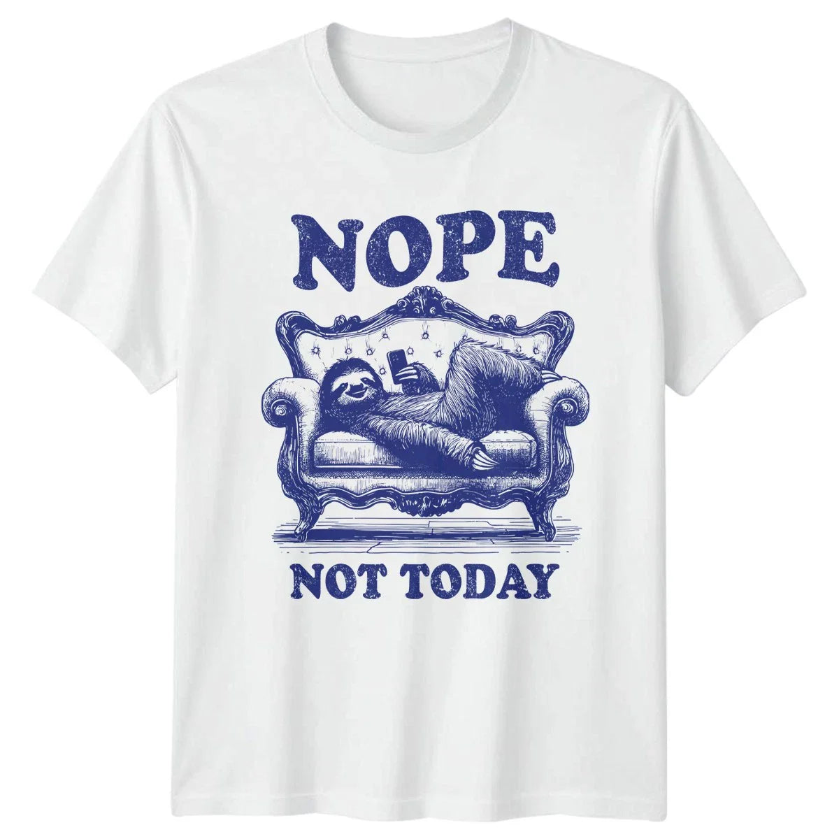 Nope Not Today T-Shirt Introvert Humor Novelty Birthday Gift For Him And Her Unisex T-shirt, Sweatshirt, Hoodie, Long Sleeve Tee - T-Shirt, Sweatshirt, Hoodie