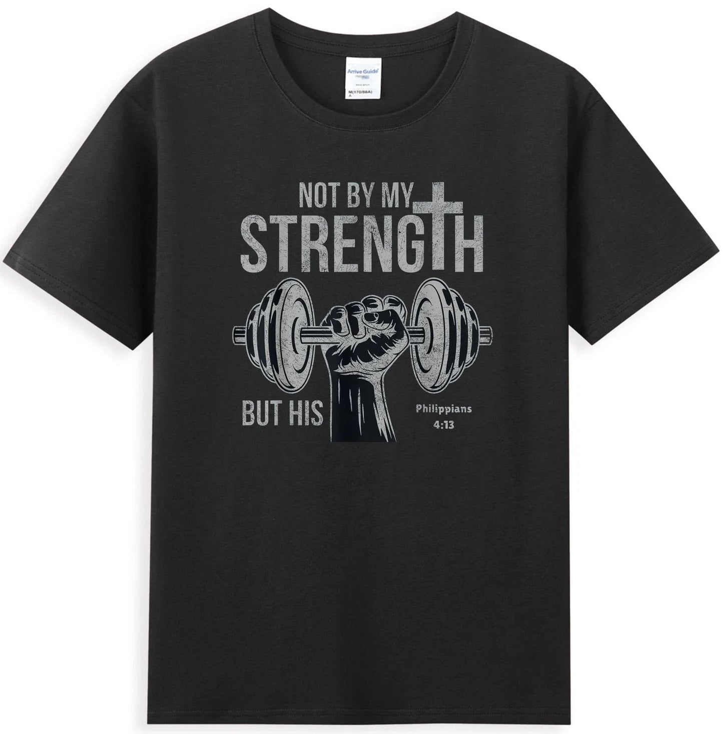 Not My Strength But His Philippians Christian Bible Weightlifting T-Shirt Unisex T-shirt, Sweatshirt, Hoodie, Long Sleeve Tee - T-Shirt, Sweatshirt, Hoodie