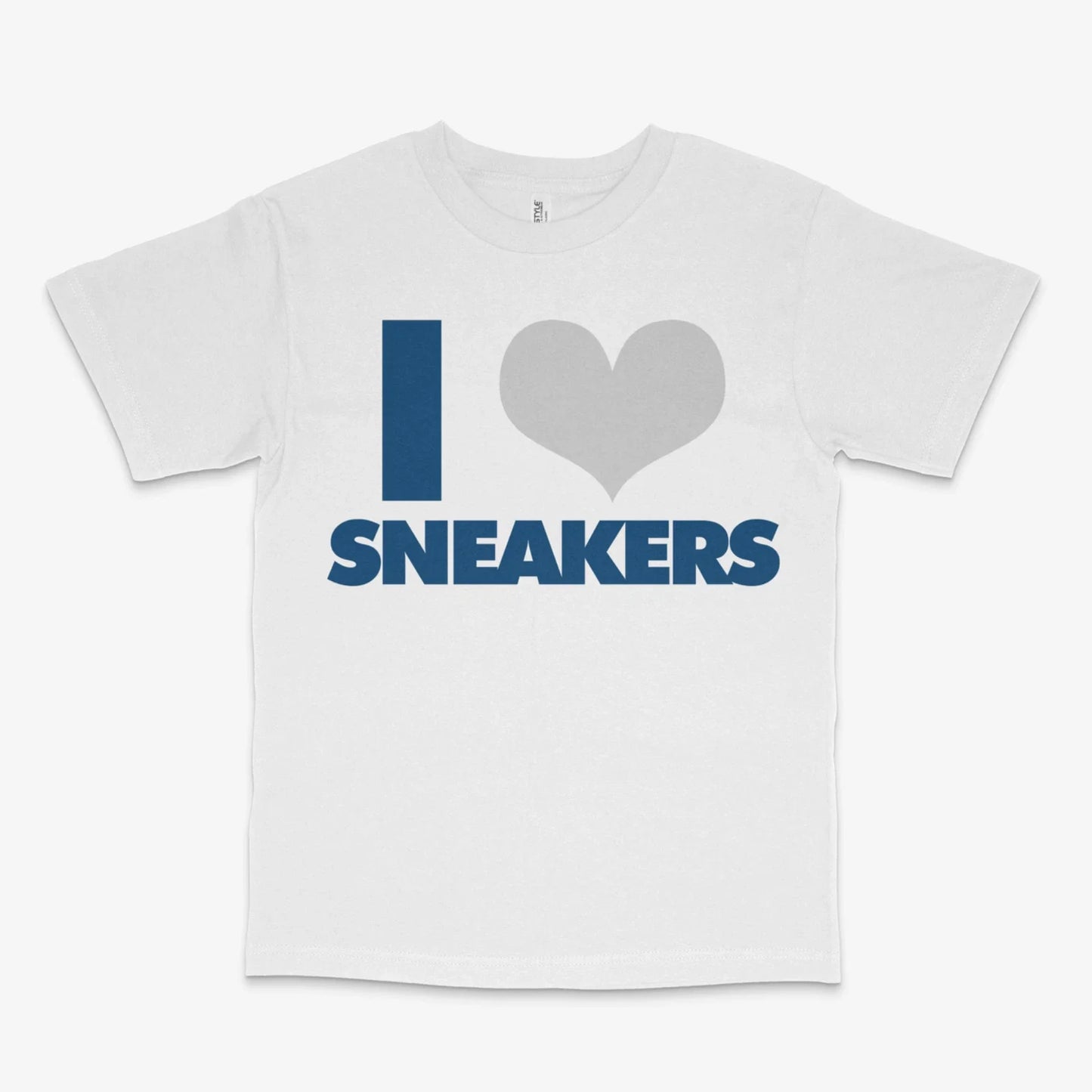 I Love Sneakers  White Tee Unisex T-shirt, Sweatshirt, Hoodie, Long Sleeve Tee - T-Shirt, Sweatshirt, Hoodie