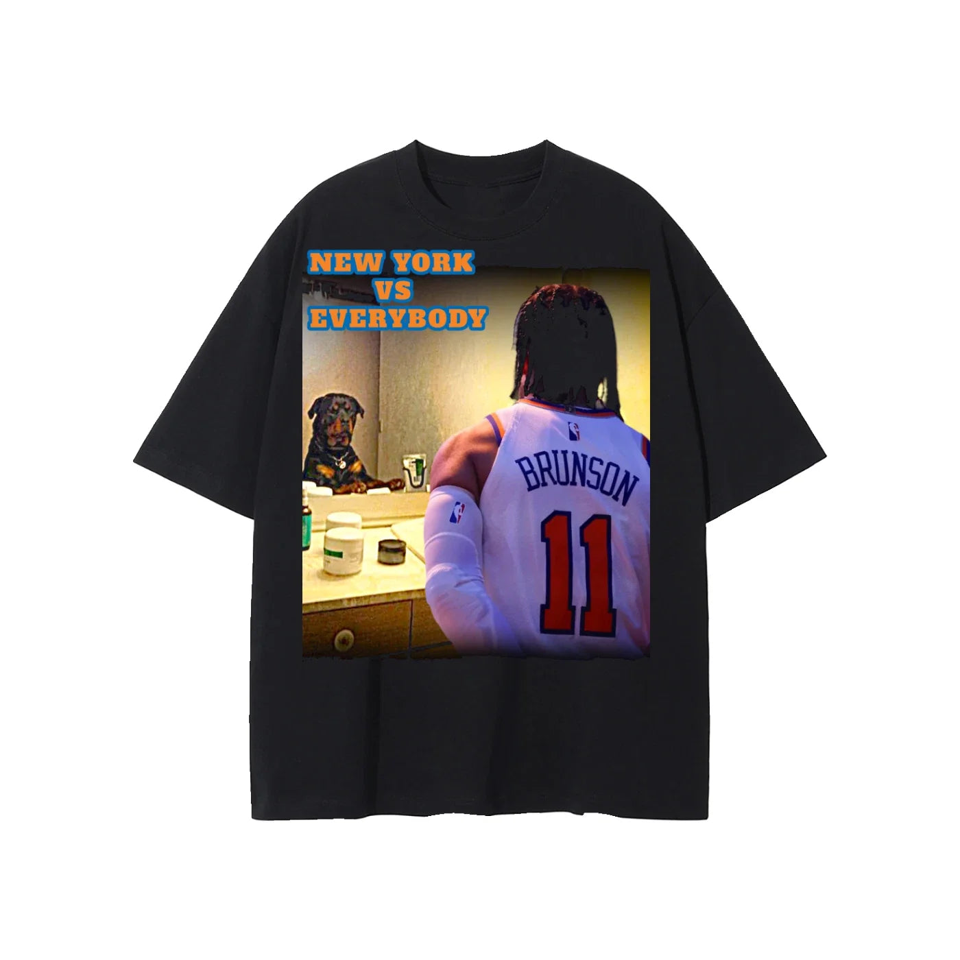 Everyone Is Better Than Jalen Brunson #11 New York  Dog In Me Meme Fan Tee Unisex T-shirt, Sweatshirt, Hoodie, Long Sleeve Tee - T-Shirt, Sweatshirt, Hoodie