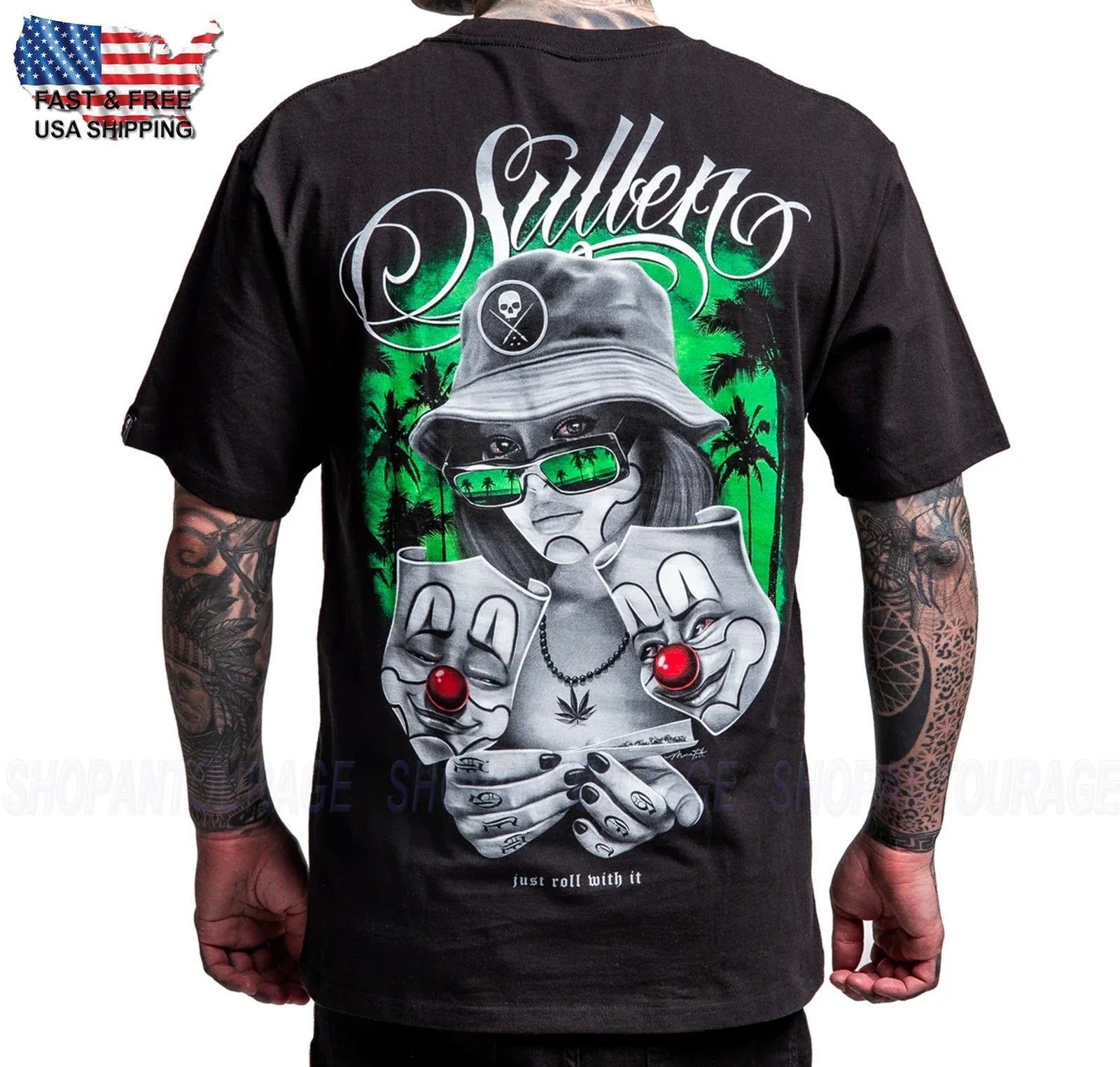Sullen Art Collective Smile Now Standard Fit SCM8052 Short Sleeve Men`s T-shirt Unisex T-shirt, Sweatshirt, Hoodie, Long Sleeve Tee - T-Shirt, Sweatshirt, Hoodie