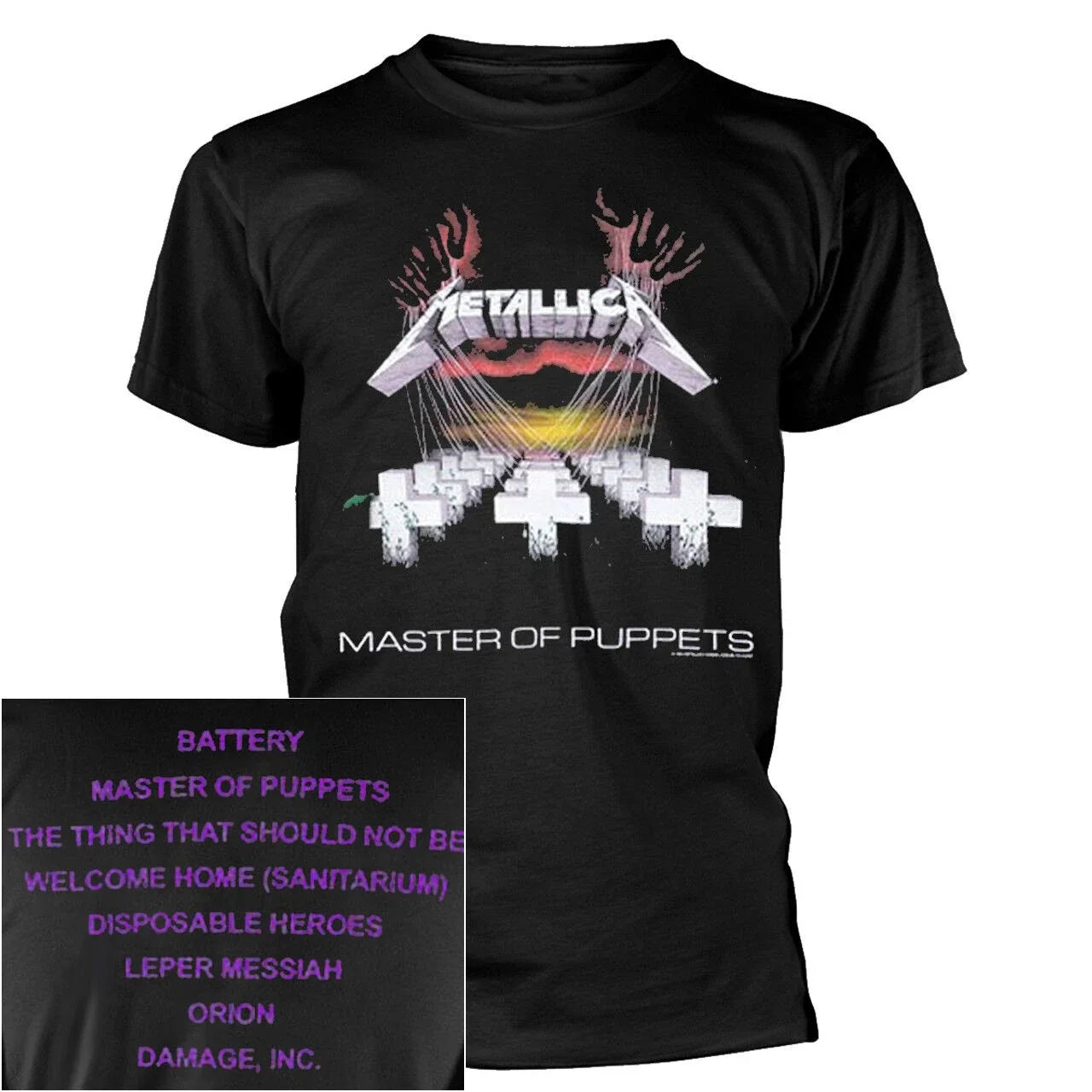 Metallica Master Of Puppets Shirt S M L XL XXL Classic Official T-Shirt Unisex T-shirt, Sweatshirt, Hoodie, Long Sleeve Tee - T-Shirt, Sweatshirt, Hoodie
