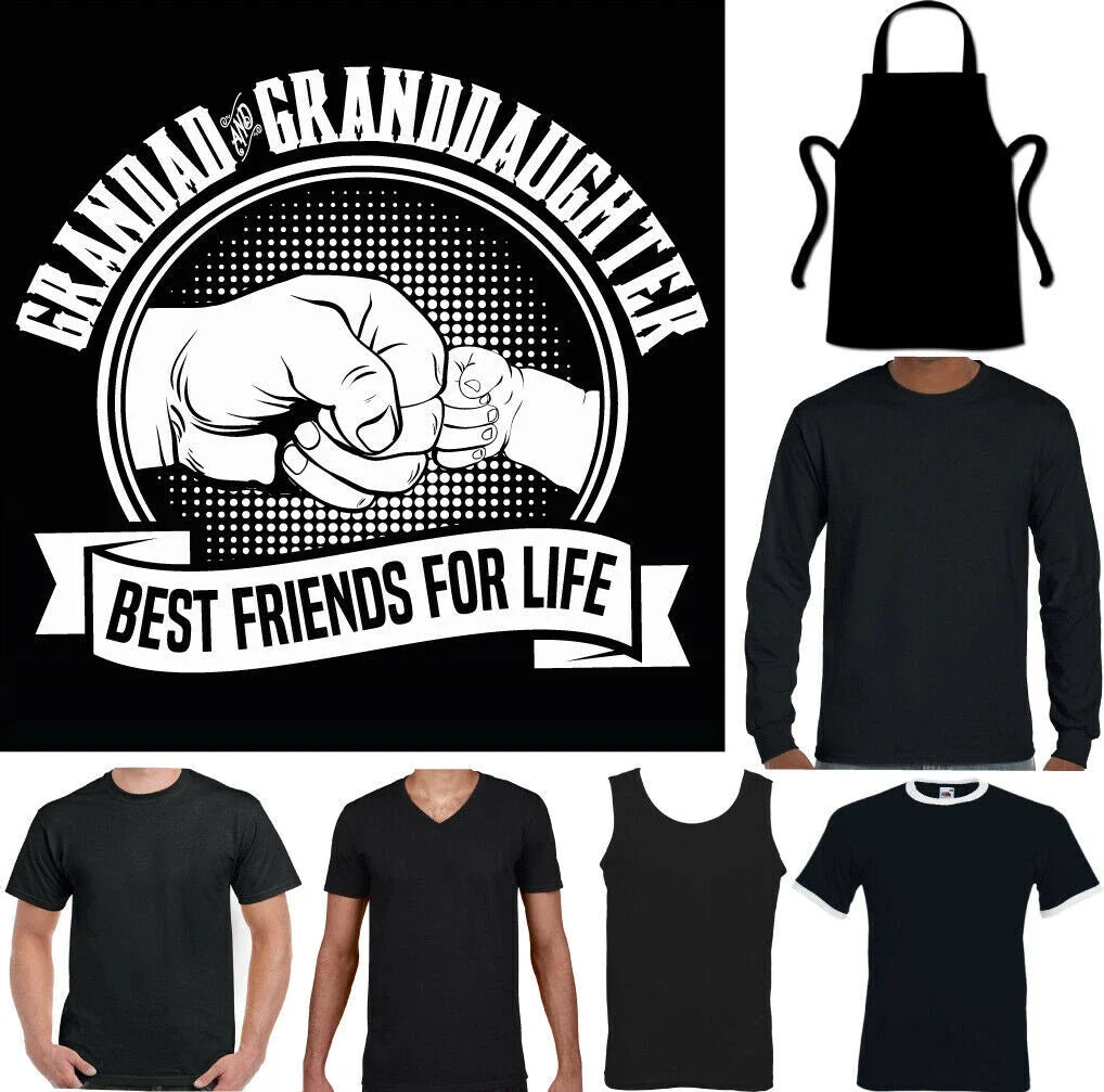 FATHER'S DAY T-SHIRT Mens Grandad Granddaughter Best Friends For Life Mens Funny Unisex T-shirt, Sweatshirt, Hoodie, Long Sleeve Tee - T-Shirt, Sweatshirt, Hoodie