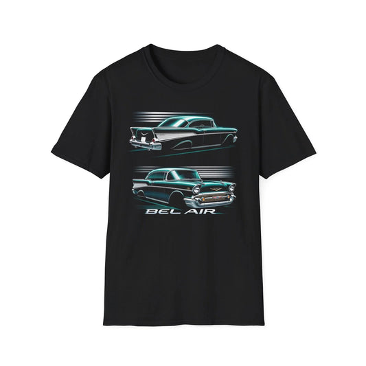 1957 Bel Air Classic Car Shirt Vintage 50s Car Graphic Retro Tee Unisex T-shirt, Sweatshirt, Hoodie, Long Sleeve Tee - T-Shirt, Sweatshirt, Hoodie