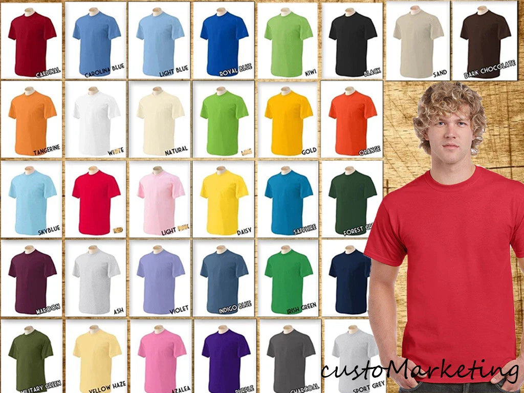 GILDAN COTTON MENS SHORT SLEEVE T SHIRT TEE BEST PRICE S-5XL ALL 62 COLORS BLANK Unisex T-shirt, Sweatshirt, Hoodie, Long Sleeve Tee - T-Shirt, Sweatshirt, Hoodie