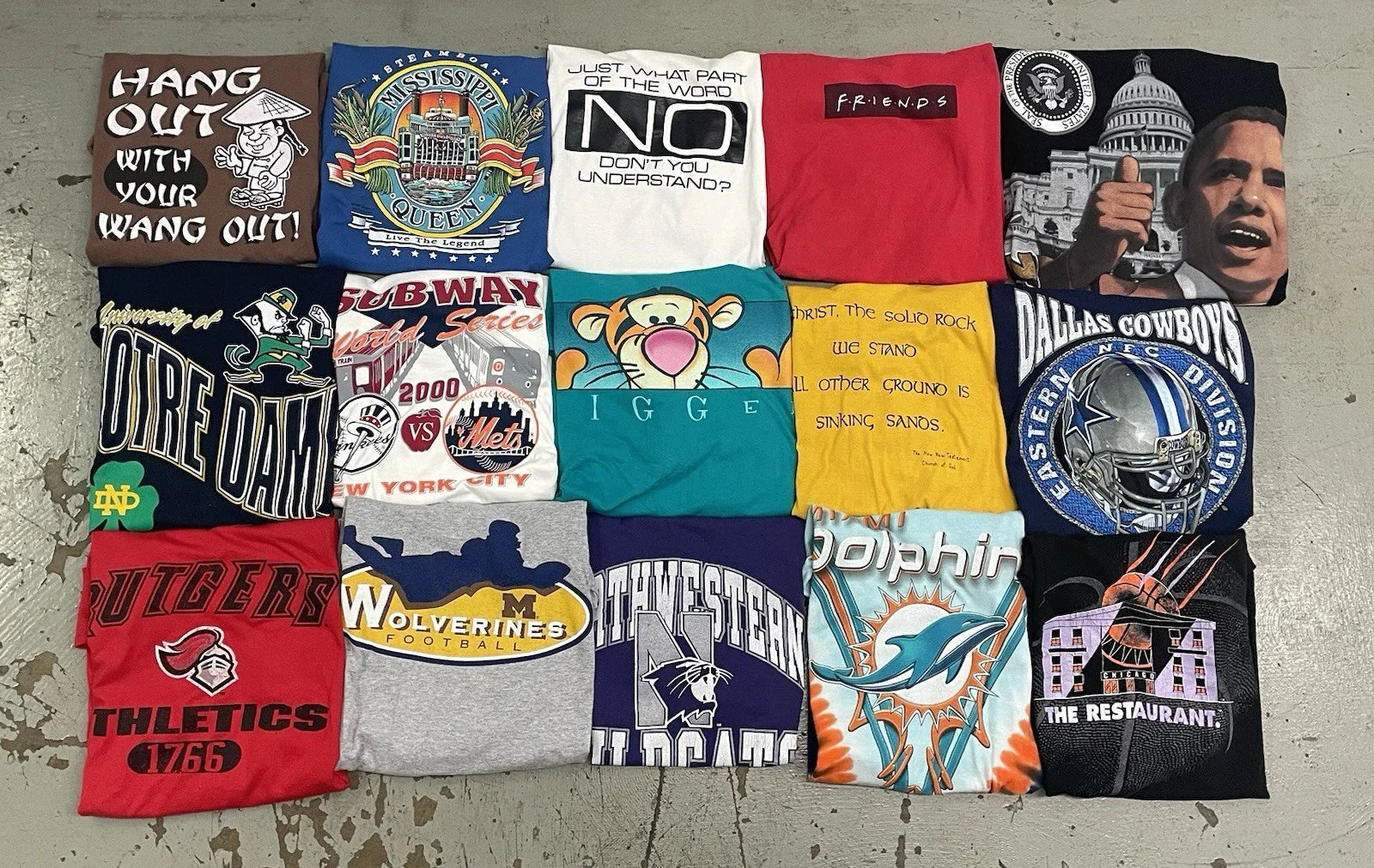 Vintage Graphic T Shirts Random Lot of 5 Mixed 80s 90s Y2k All Size XL Used Unisex T-shirt, Sweatshirt, Hoodie, Long Sleeve Tee - T-Shirt, Sweatshirt, Hoodie