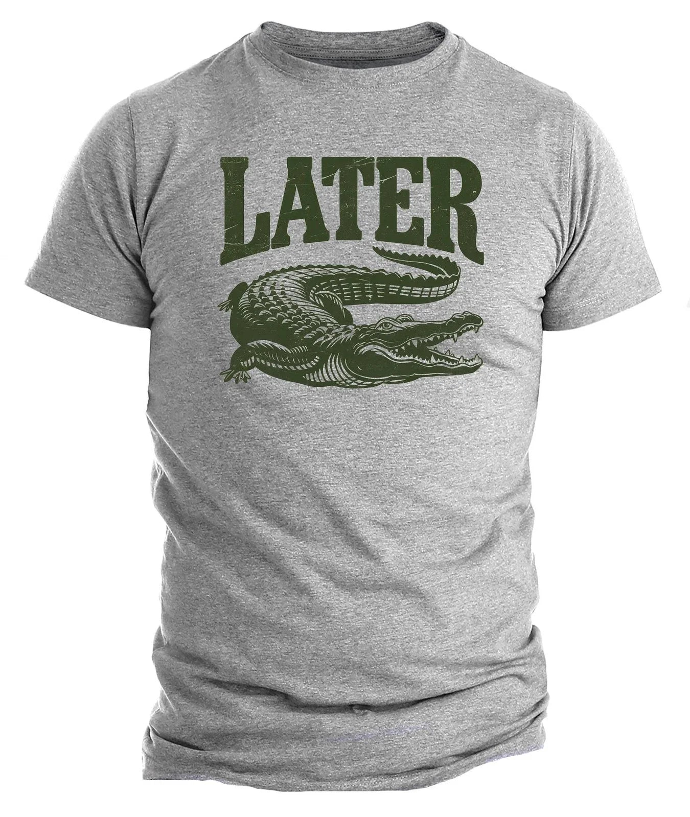 Later Gator Funny T-Shirt, Sarcastic Alligator Tee, Humor Shirt, Crocodile Joke Unisex T-shirt, Sweatshirt, Hoodie, Long Sleeve Tee - T-Shirt, Sweatshirt, Hoodie