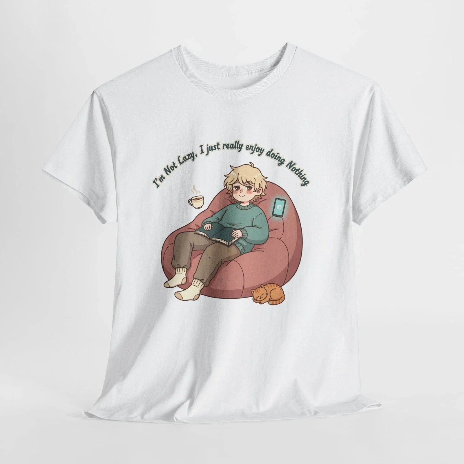 Funny Anime Boy T-Shirt Im Not Lazy I Just Really Enjoy Doing Nothing Graphic Unisex T-shirt, Sweatshirt, Hoodie, Long Sleeve Tee - T-Shirt, Sweatshirt, Hoodie