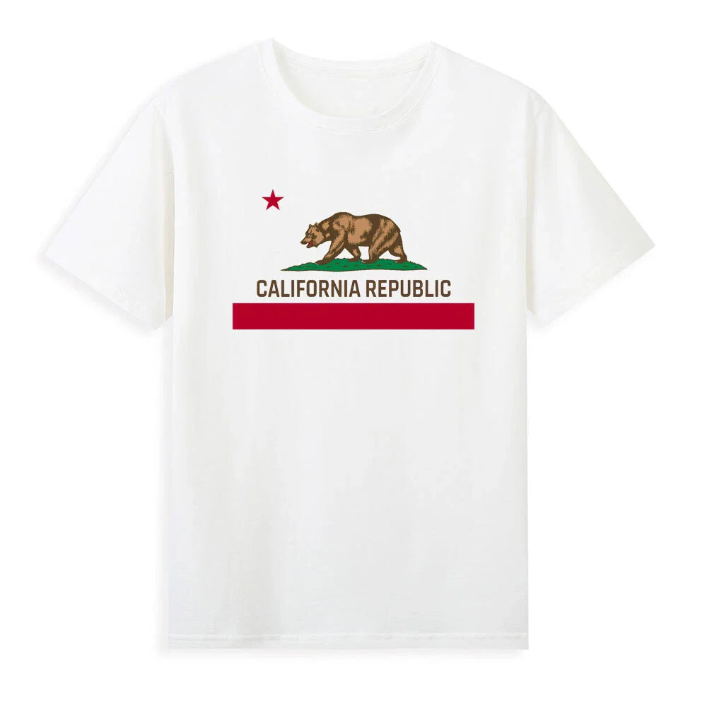 California Republic Flag USA NCR Flag Patriotic State Travel T-Shirt Unisex T-shirt, Sweatshirt, Hoodie, Long Sleeve Tee - T-Shirt, Sweatshirt, Hoodie