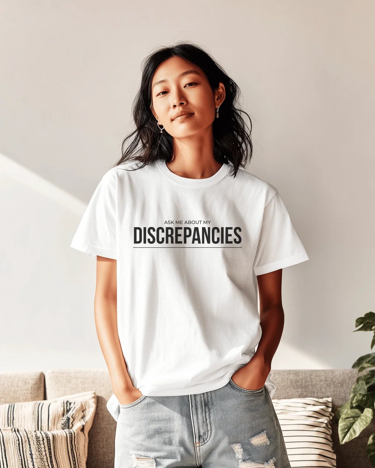Warehouse Inventory Discrepancies Graphic Tee | Minimalist Typographic Shirt Unisex T-shirt, Sweatshirt, Hoodie, Long Sleeve Tee - T-Shirt, Sweatshirt, Hoodie