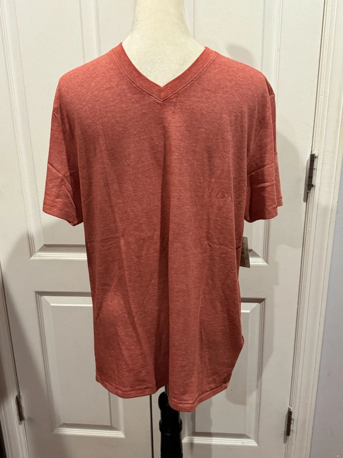 Lucky Brand Venice L Burnout T Shirt Men V Neck Short Sleeve Light Red Unisex T-shirt, Sweatshirt, Hoodie, Long Sleeve Tee - T-Shirt, Sweatshirt, Hoodie