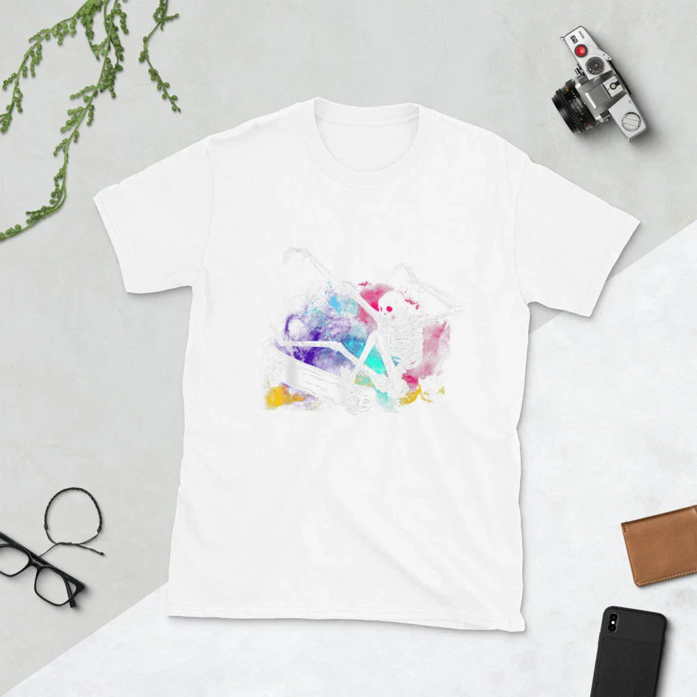 Cool Rad Skeleton Skateboarding Halloween Design Unisex T-shirt, Sweatshirt, Hoodie, Long Sleeve Tee - T-Shirt, Sweatshirt, Hoodie