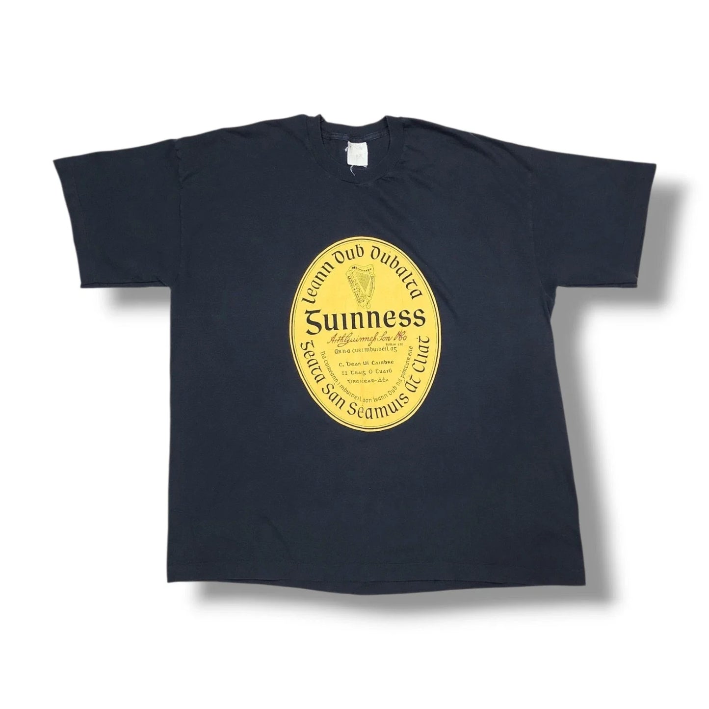 Vintage Guinness Beer Dublin Ireland Made Black Screen Stars T-Shirt Men's 2XL Unisex T-shirt, Sweatshirt, Hoodie, Long Sleeve Tee - T-Shirt, Sweatshirt, Hoodie