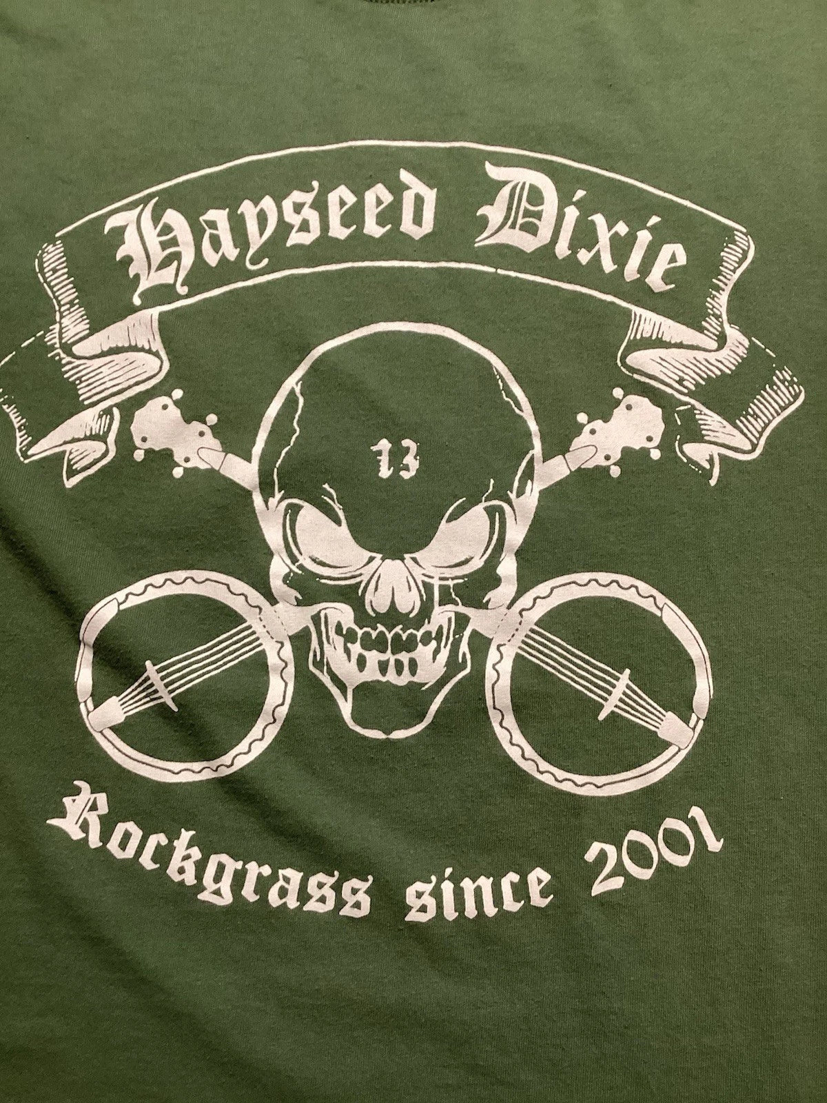 Vintage Y2K Hayseed Dixie Shirt Size L Green Rockgrass Unisex T-shirt, Sweatshirt, Hoodie, Long Sleeve Tee - T-Shirt, Sweatshirt, Hoodie