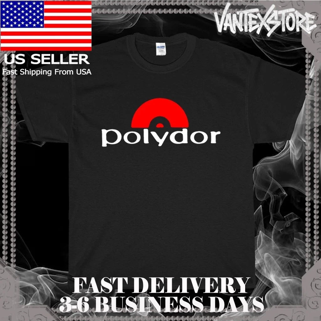 NEW SHIRT POLYDOR RECORDS LOGO MEN'S T-SHIRT FUNNY AMERICAN USA SIZE S-5XL Unisex T-shirt, Sweatshirt, Hoodie, Long Sleeve Tee - T-Shirt, Sweatshirt, Hoodie