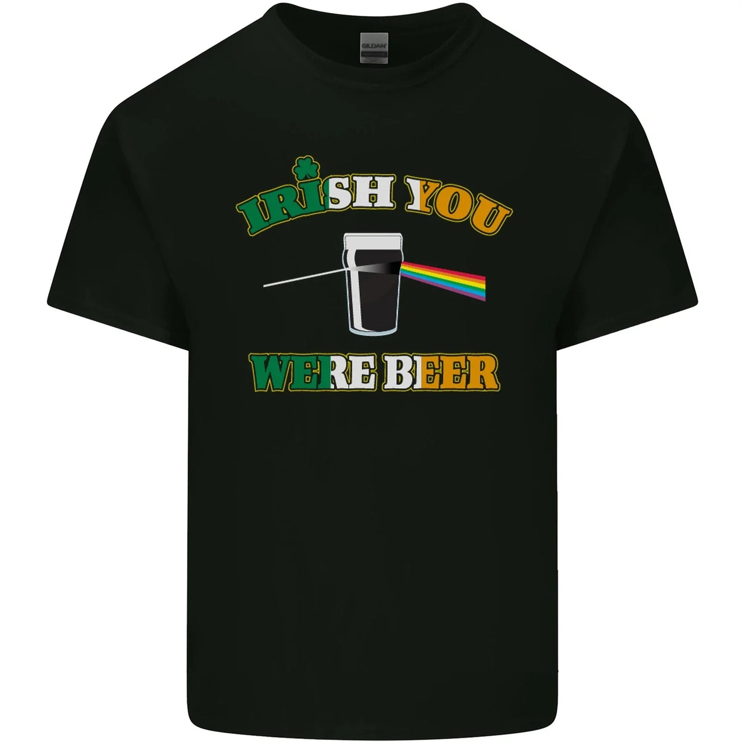 Irish You Were Beer St Patricks Day Beer Mens Cotton T-Shirt Tee Top Unisex T-shirt, Sweatshirt, Hoodie, Long Sleeve Tee - T-Shirt, Sweatshirt, Hoodie