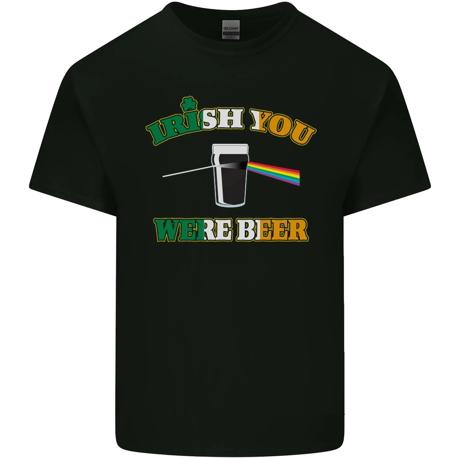 Irish You Were Beer St Patricks Day Beer Mens Cotton T-Shirt Tee Top Unisex T-shirt, Sweatshirt, Hoodie, Long Sleeve Tee - T-Shirt, Sweatshirt, Hoodie