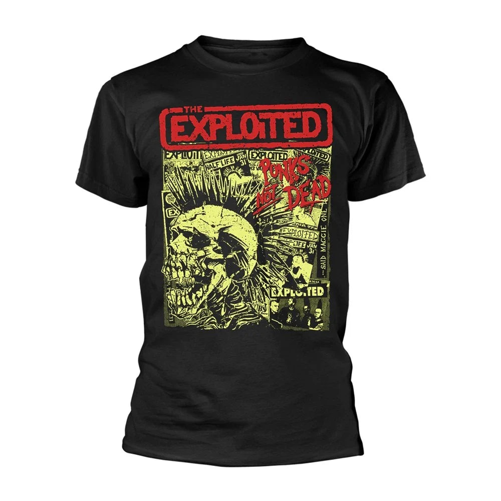 EXPLOITED, THE - PUNKS NOT DEAD (BLACK) BLACK T-Shirt Large Unisex T-shirt, Sweatshirt, Hoodie, Long Sleeve Tee - T-Shirt, Sweatshirt, Hoodie