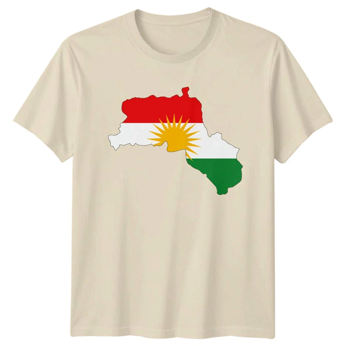 Kurdistan Flag Map Outline T-Shirt Kurdish Culture Heritage Gift For Him And Her Unisex T-shirt, Sweatshirt, Hoodie, Long Sleeve Tee - T-Shirt, Sweatshirt, Hoodie