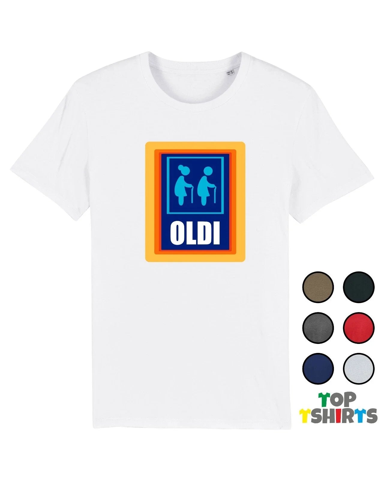 OLDI T-Shirt - Funny Novelty Aldi Supermarket OLD Men's Hilarious Tee Top Dads Unisex T-shirt, Sweatshirt, Hoodie, Long Sleeve Tee - T-Shirt, Sweatshirt, Hoodie