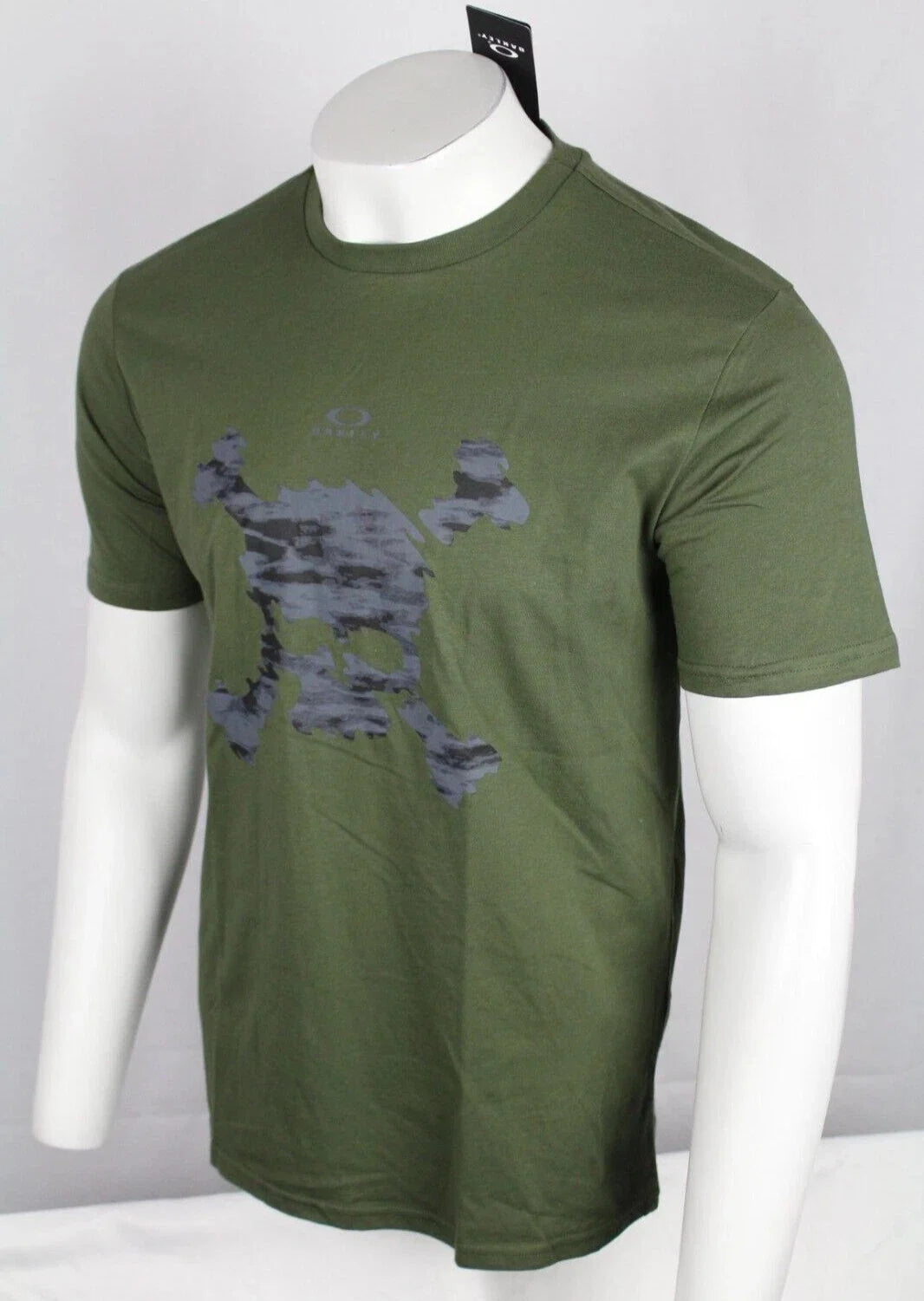 Oakley Men's Camo Skull T Shirt Short Sleeve Crew New Dark Brush Unisex T-shirt, Sweatshirt, Hoodie, Long Sleeve Tee - T-Shirt, Sweatshirt, Hoodie