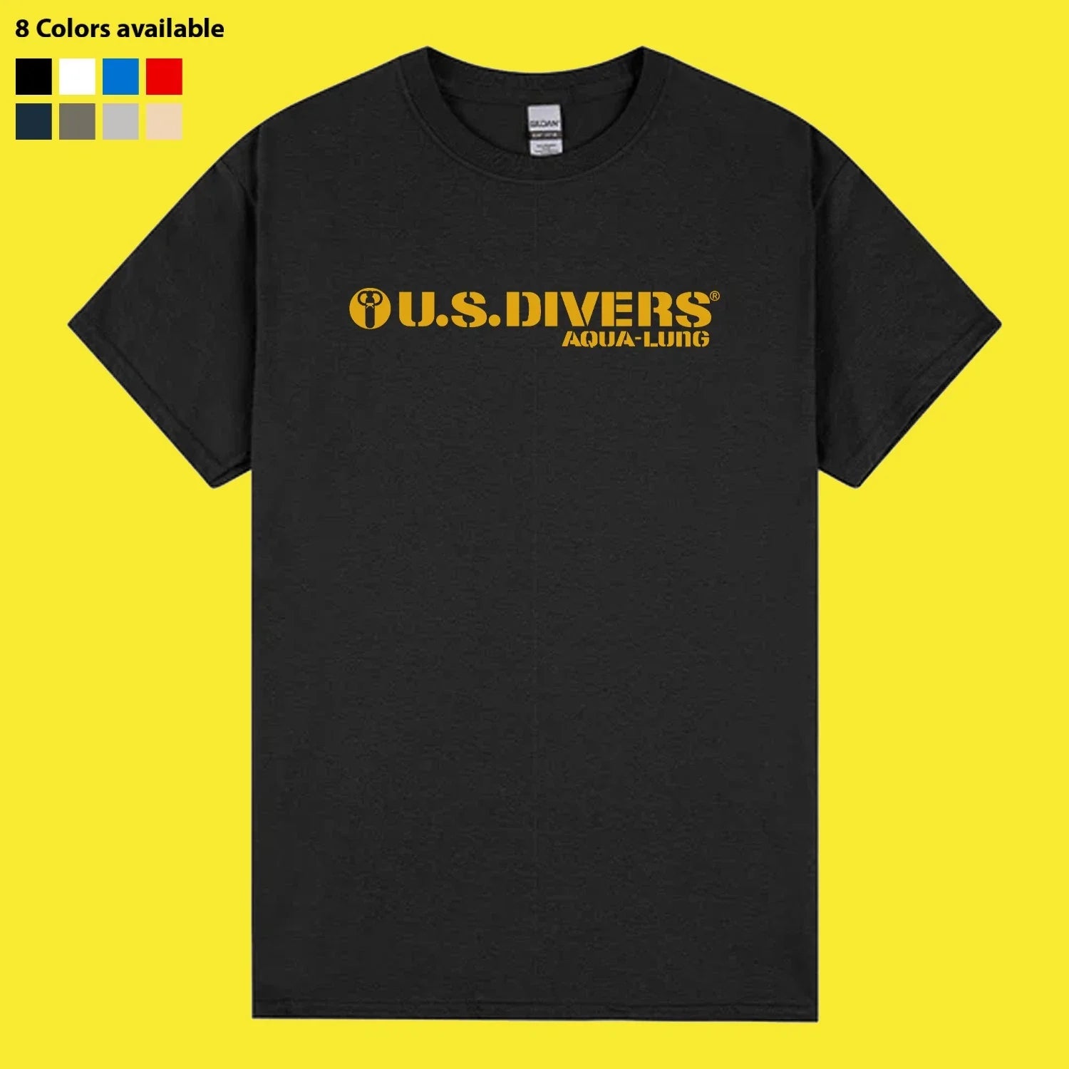 New Shirt AQUA LUNG U.S. Divers Logo T-Shirt Funny Gift Made In USA S - 5XL Unisex T-shirt, Sweatshirt, Hoodie, Long Sleeve Tee - T-Shirt, Sweatshirt, Hoodie