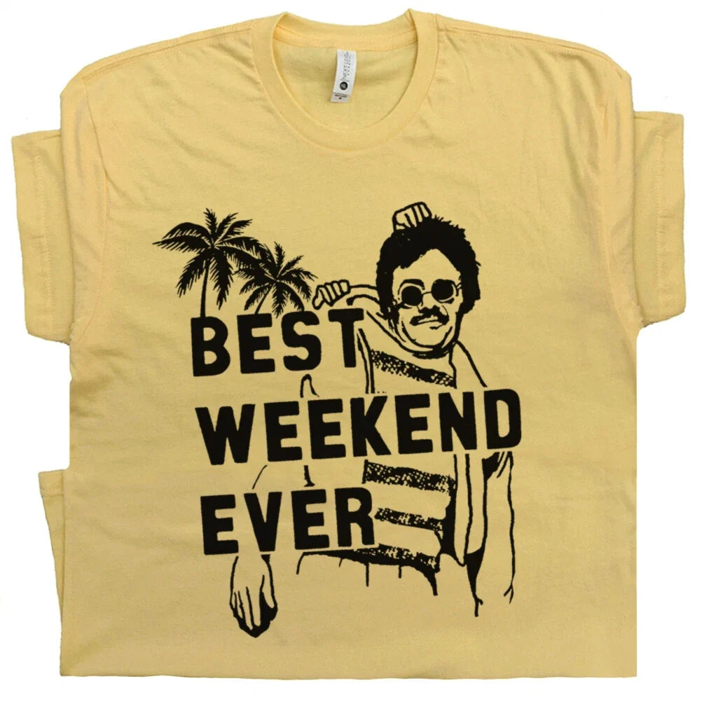 Best Weekend Ever T Shirt At Bernies Funny Cool Movie Tee Vintage Retro 80s Beer Unisex T-shirt, Sweatshirt, Hoodie, Long Sleeve Tee - T-Shirt, Sweatshirt, Hoodie