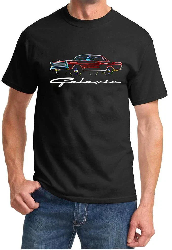 1965 1966 Ford Galaxie 500 Hardtop Neon Design Tshirt NEW FREE SHIP Unisex T-shirt, Sweatshirt, Hoodie, Long Sleeve Tee - T-Shirt, Sweatshirt, Hoodie