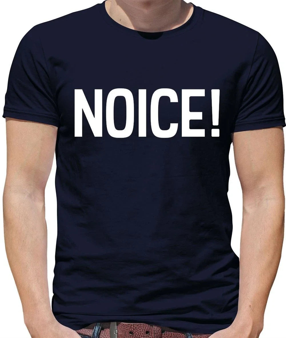 Noice Mens T-Shirt - Funny Nice Slogan Police Officer Meme Unisex T-shirt, Sweatshirt, Hoodie, Long Sleeve Tee - T-Shirt, Sweatshirt, Hoodie