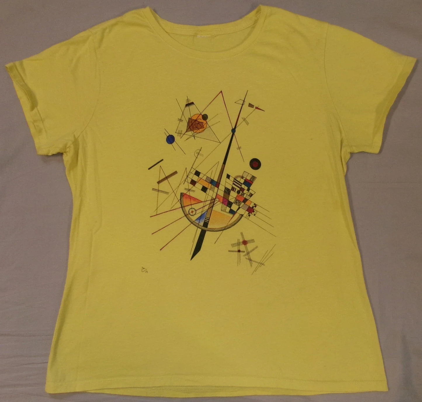WASSILY KANDINSKY ART T SHIRT SzS DELICATE TERSION 1923 ZARTE SPANNUNG MODERN Unisex T-shirt, Sweatshirt, Hoodie, Long Sleeve Tee - T-Shirt, Sweatshirt, Hoodie