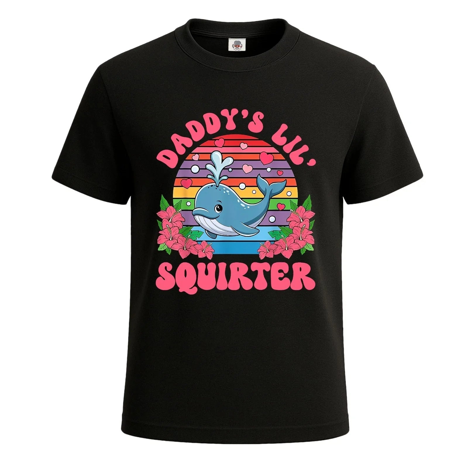 Daddy's Lil Squirter Novelty Tee Funny T-Shirt For Mens Novelty Tee Top Unisex T-shirt, Sweatshirt, Hoodie, Long Sleeve Tee - T-Shirt, Sweatshirt, Hoodie