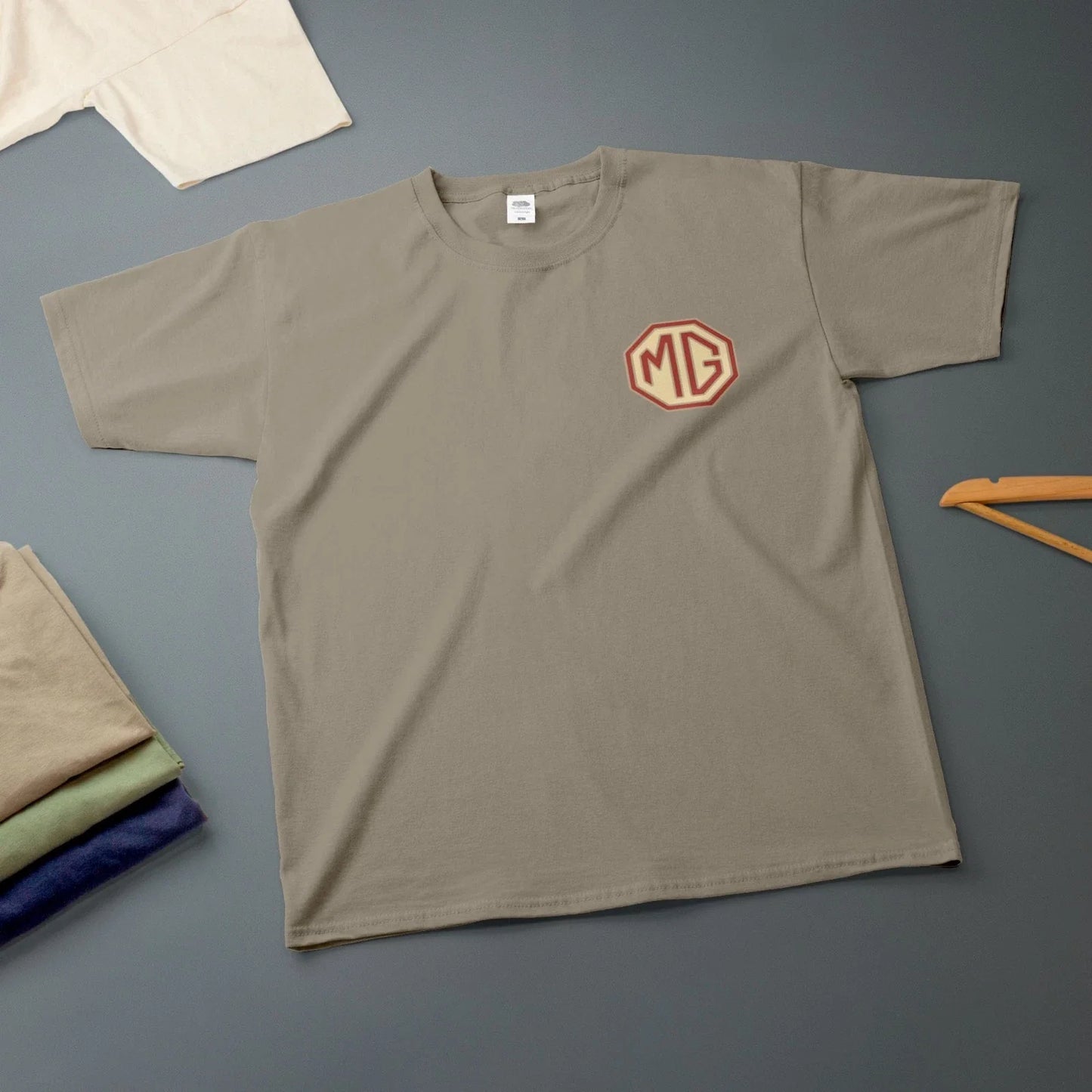 MG Vintage Badge T-Shirt Classic Car Enthusiast OFFICIAL LICENCED PRODUCT Unisex T-shirt, Sweatshirt, Hoodie, Long Sleeve Tee - T-Shirt, Sweatshirt, Hoodie