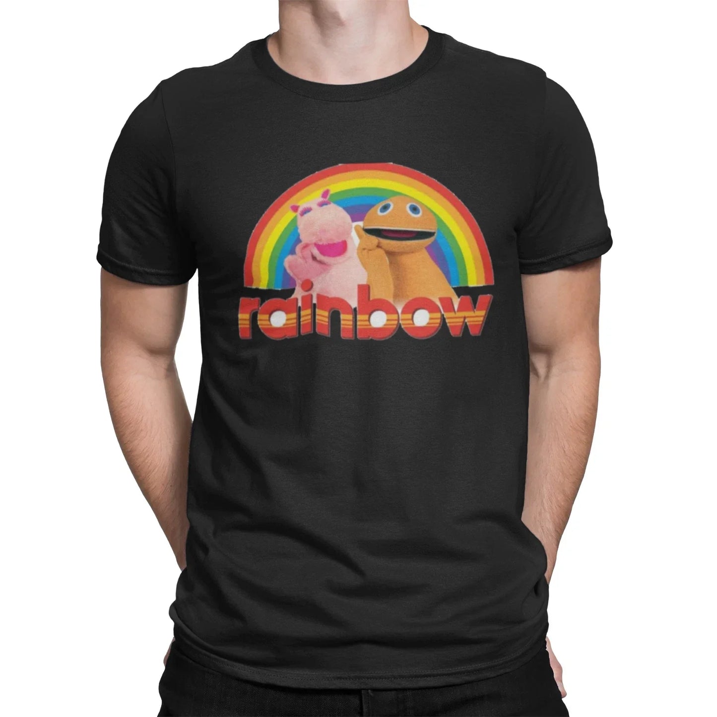rainbow cartoon tv show Christmas birthday halloween funny gift t shirt Unisex T-shirt, Sweatshirt, Hoodie, Long Sleeve Tee - T-Shirt, Sweatshirt, Hoodie