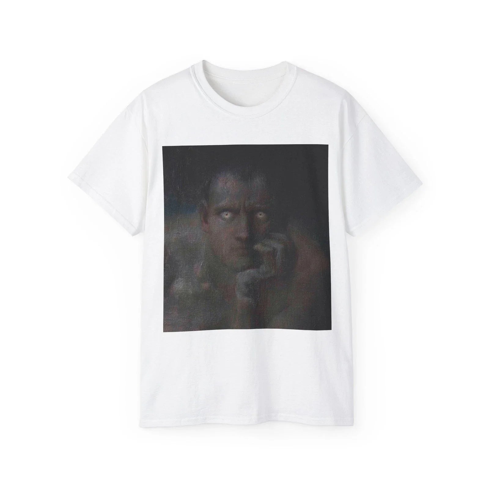 Lucifer T-Shirt | Von Stuck Painting, Dark Moody Art, Surreal Design Unisex T-shirt, Sweatshirt, Hoodie, Long Sleeve Tee - T-Shirt, Sweatshirt, Hoodie