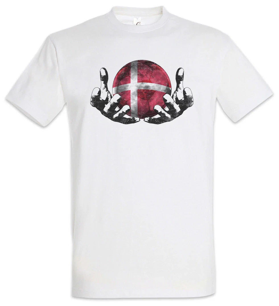 Denmark Football Magic Ball T-Shirt danish Soccer Flag Banner World Championship Unisex T-shirt, Sweatshirt, Hoodie, Long Sleeve Tee - T-Shirt, Sweatshirt, Hoodie