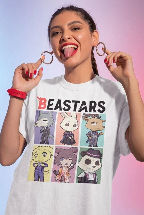 Beastars Legoshi Beastars Shirt Girl Anime Japanaise Style Gifts Shirt All Size Unisex T-shirt, Sweatshirt, Hoodie, Long Sleeve Tee - T-Shirt, Sweatshirt, Hoodie