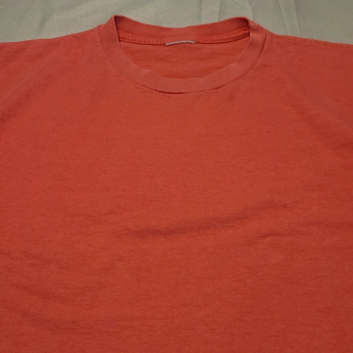 Unbranded T-Shirt Mens XL Salmon Pink Short Sleeve Crewneck Basic Tee Casual Unisex T-shirt, Sweatshirt, Hoodie, Long Sleeve Tee - T-Shirt, Sweatshirt, Hoodie