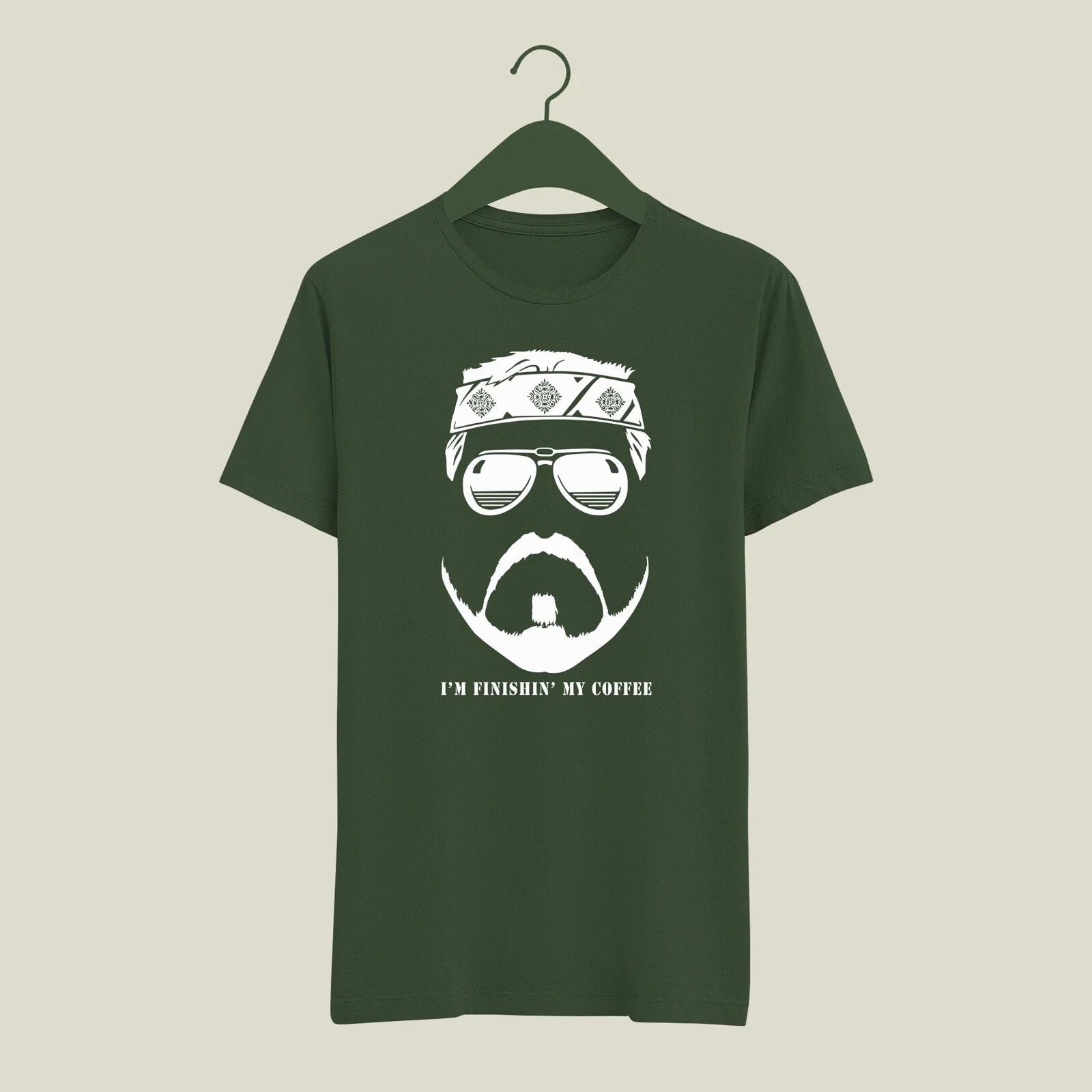 The Big Lebowski T-Shirt | I'm Finishing My Coffee | Walter Sobchak | Unisex T-shirt, Sweatshirt, Hoodie, Long Sleeve Tee - T-Shirt, Sweatshirt, Hoodie
